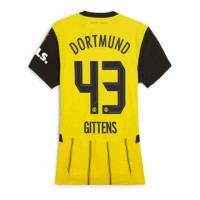 Borussia Dortmund Jamie Bynoe-Gittens #43 Replika Hemmatröja Dam 2024-25 Kortärmad